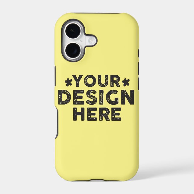 Custom Bold Say Their Name design for men  Iphone Case (Back)