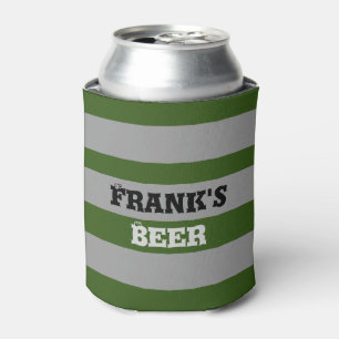 Custom, Bold Stripes, Father's Day Can Cooler
