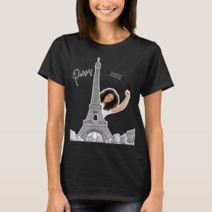 Custom Bonjour 2026: The Eiffel Tower Souvenir T-Shirt