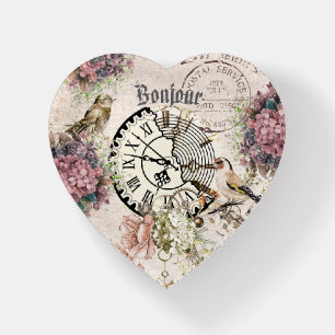 Custom Bonjour Decorative modern vintage clock Paperweight