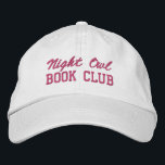 Custom Book Club Name Embroidered Baseball Cap<br><div class="desc">Show off your love of reading (and your favorite reading crew) with this custom embroidered book club hat! Personalized with your book club name or any custom text, this hat is the perfect blend of cozy, casual, and bookish style. Use Zazzle’s easy design tools to choose your preferred fonts and...</div>