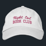 Custom Book Club Name Embroidered Baseball Cap<br><div class="desc">Show off your love of reading (and your favorite reading crew) with this custom embroidered book club hat! Personalized with your book club name or any custom text, this hat is the perfect blend of cozy, casual, and bookish style. Use Zazzle’s easy design tools to choose your preferred fonts and...</div>