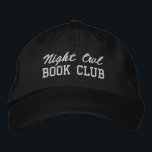 Custom Book Club Name Embroidered Baseball Cap<br><div class="desc">Show off your love of reading (and your favorite reading crew) with this custom embroidered book club hat! Personalized with your book club name or any custom text, this hat is the perfect blend of cozy, casual, and bookish style. Use Zazzle’s easy design tools to choose your preferred fonts and...</div>