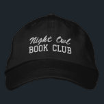 Custom Book Club Name Embroidered Baseball Cap<br><div class="desc">Show off your love of reading (and your favorite reading crew) with this custom embroidered book club hat! Personalized with your book club name or any custom text, this hat is the perfect blend of cozy, casual, and bookish style. Use Zazzle’s easy design tools to choose your preferred fonts and...</div>