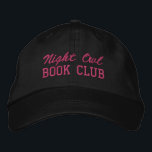 Custom Book Club Name Embroidered Baseball Cap<br><div class="desc">Show off your love of reading (and your favorite reading crew) with this custom embroidered book club hat! Personalized with your book club name or any custom text, this hat is the perfect blend of cozy, casual, and bookish style. Use Zazzle’s easy design tools to choose your preferred fonts and...</div>