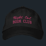 Custom Book Club Name Embroidered Baseball Cap<br><div class="desc">Show off your love of reading (and your favorite reading crew) with this custom embroidered book club hat! Personalized with your book club name or any custom text, this hat is the perfect blend of cozy, casual, and bookish style. Use Zazzle’s easy design tools to choose your preferred fonts and...</div>