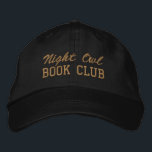 Custom Book Club Name Embroidered Baseball Cap<br><div class="desc">Show off your love of reading (and your favorite reading crew) with this custom embroidered book club hat! Personalized with your book club name or any custom text, this hat is the perfect blend of cozy, casual, and bookish style. Use Zazzle’s easy design tools to choose your preferred fonts and...</div>