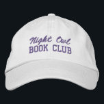 Custom Book Club Name Embroidered Baseball Cap<br><div class="desc">Show off your love of reading (and your favorite reading crew) with this custom embroidered book club hat! Personalized with your book club name or any custom text, this hat is the perfect blend of cozy, casual, and bookish style. Use Zazzle’s easy design tools to choose your preferred fonts and...</div>