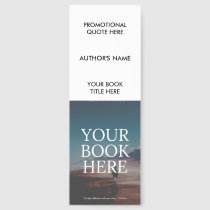 Custom Book Cover Book Launch AUTORH EVENTS Bookmarks