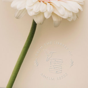 Custom Book From the Library of Hummingbird Embosser
