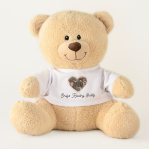 Custom Book Heart Name Personalized Teddy Bear