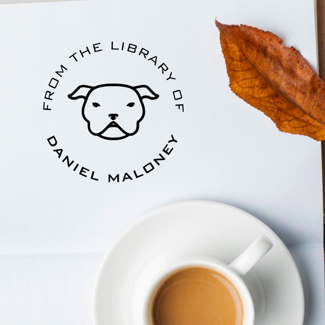 Custom Book | Pitbull Self-inking Stamp (Creator Uploaded)