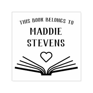 Custom Book Self Inking Rubber Stamp