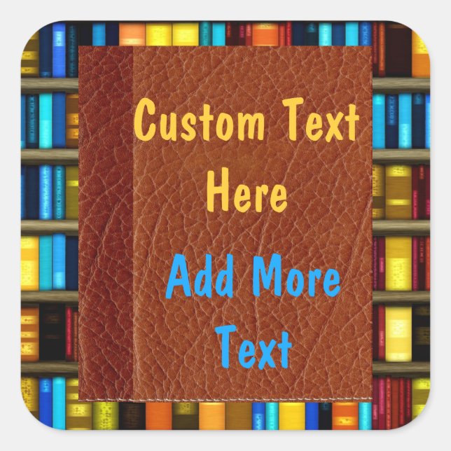 Custom Book Stickers (Front)