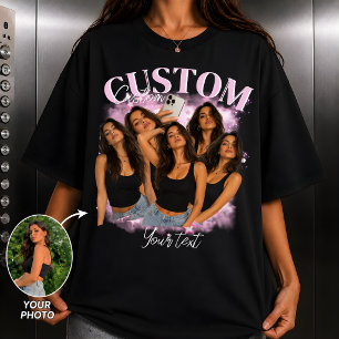 Custom Bootleg Rap Tee Girlfriend Face Personalize