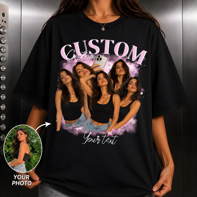 Custom Bootleg Rap Tee Girlfriend Face Personalize (Creator Uploaded)