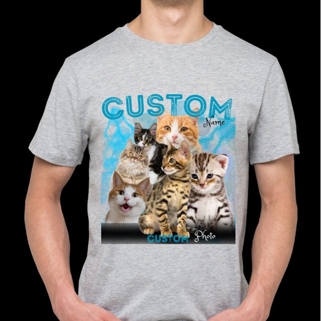Custom Bootleg Vintage Cat  T-Shirt (Creator Uploaded)