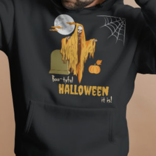 Custom Booty Pun Adult Humor Halloween Flirting Hoodie