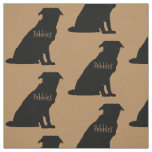Custom Border Collie Dog Breed Fabric