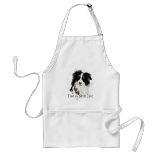 Custom Border Collie - Dog Collection Adult Apron