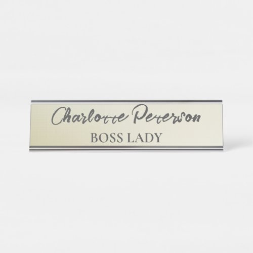 Custom Boss Lady Funny  Desk Name Plate