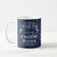 Custom Boss Thank You Appreciation