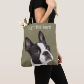 Custom Boston Terrier Tote Bag | Zazzle