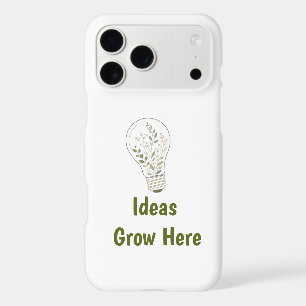 Custom Botanical Light Bulb Phone Case
