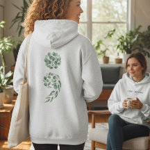 Custom Botanical Semicolon Green Mental Health 