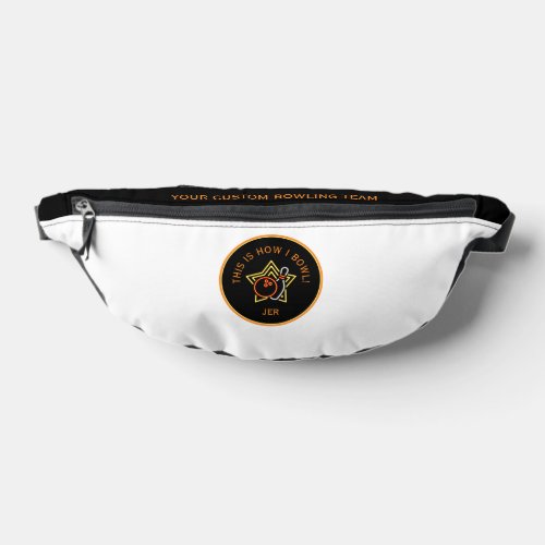 Custom Bowler This Is How I Bowl Sports Funny Fanny Pack