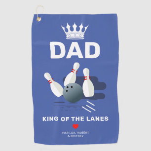 Custom Bowling Alley Dad Towel