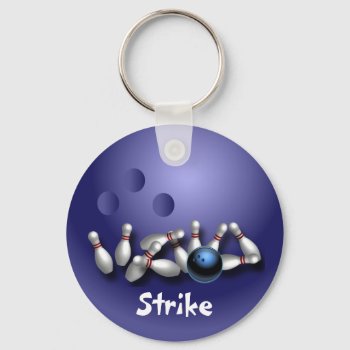 Custom Bowling Keychains Gifts by harcordvalleyranch at Zazzle