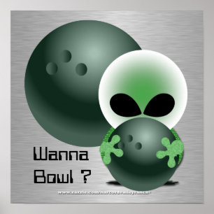 Custom Bowling Posters Gifts