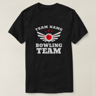 Custom Bowling Team Name T-Shirt
