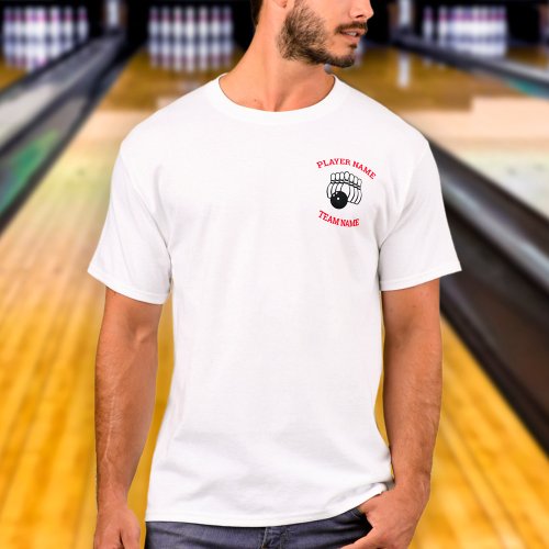 Custom Bowling Team T_Shirt