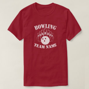 Custom Bowling Team  T-Shirt