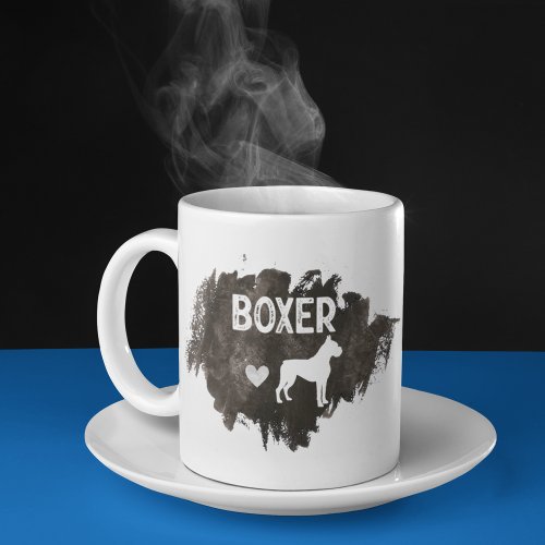 Custom Boxer Dad Fathers Day Dog Lover Coffee Mug