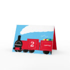 Custom boy 2nd birthday train