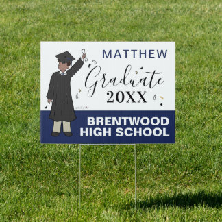 Custom Boy Avatar | High School Graduation Sign