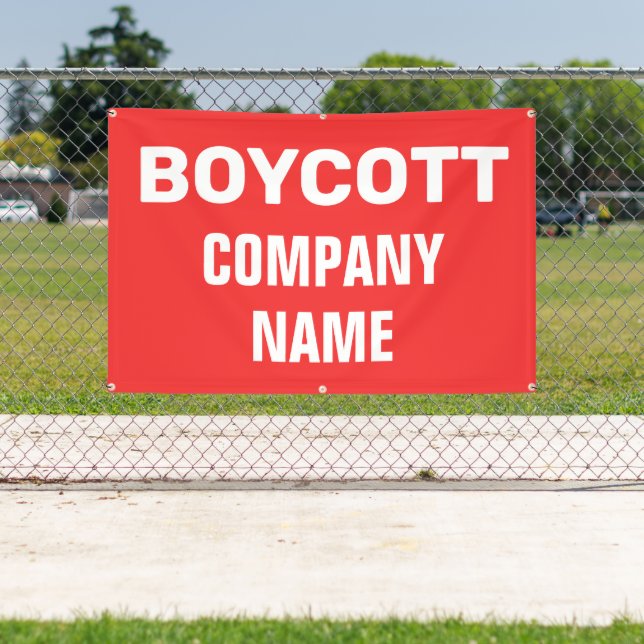 Custom Boycott Banner (Insitu)