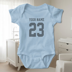 Custom boys sports football jersey baby romper