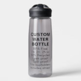Custom 20oz BPA-Free Logo Water Bottles, Transparent