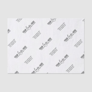 Custom Brand Logo Text Business Company Packaging Tissue Paper