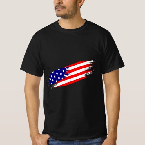 Custom Branded American Flag T_Shirt