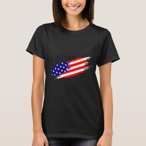 Custom Branded American Flag T_Shirt