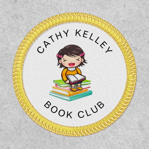 Custom Branded Book Club Name Cute Patch