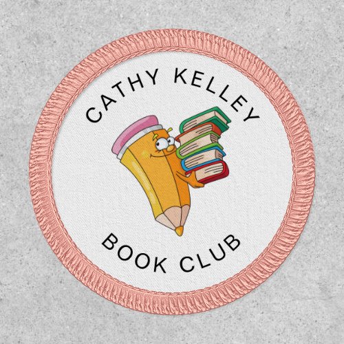 Custom Branded Book Club Name Illustration Patch