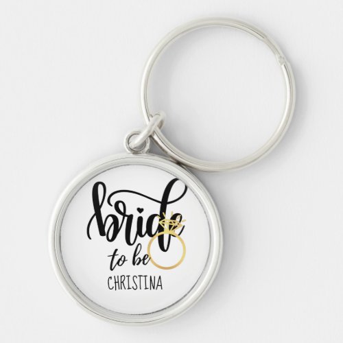 Custom Branded Bride_to_Be Bachelorette Bridal Keychain