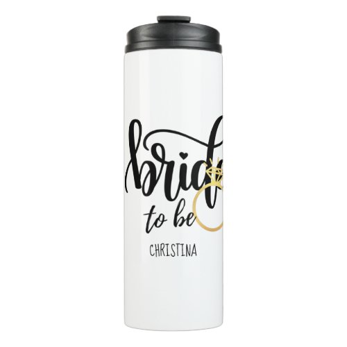 Custom Branded Bride_to_Be Bachelorette Bridal Thermal Tumbler