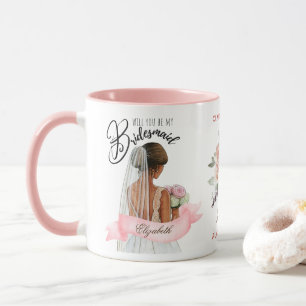 Custom Branded Bridesmaid Proposal Bridal Party Mug